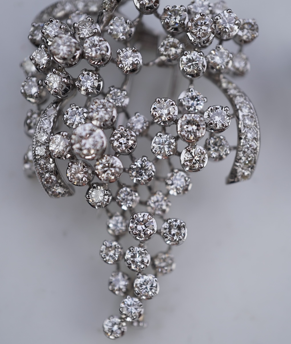 A diamond demi-parure, 1960s